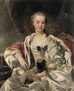 LOO, Louis Michel van ) Portrait of Catherina Golitsyna oil painting artist